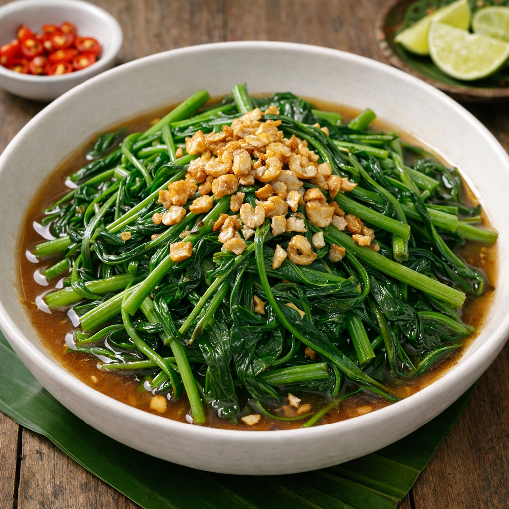 Kangkung Cah Bawang Putih / Cah Plecing / Cah Polos